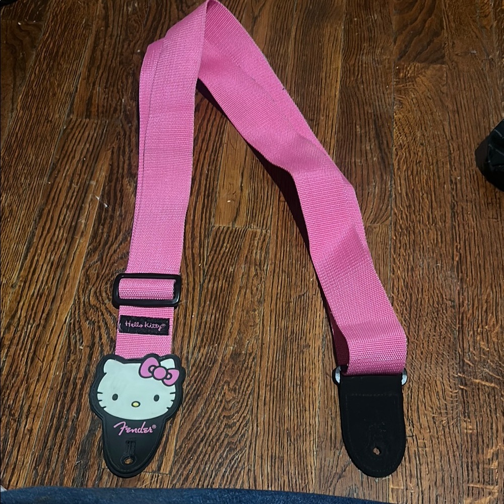 Hello Kitty Pink Y2K Guitar Strap by Fender